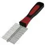 Mangostyle Stainless Steel Dog Cat Comb, Double Sided Pet Grooming Detangler Hair Brush for Anti Shedding Dematting Mangostyle Stainless Steel Dog Cat Comb, Double Sided Pet Grooming Detangler Hair Brush for Anti Shedding Dematting