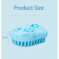 DABOQ Pet Bath Brush Dog Combing Brush cat Massage Brush, Suitable for pet Bath/Massage/Beauty Brush