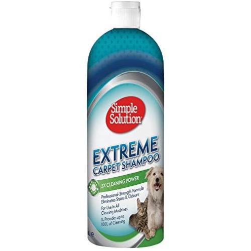 Simple Solution Extreme Carpet Shampoo for Pet Cat Dog Stains & Odours - 1 Litre