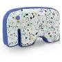 Now House for Pets by Jonathan Adler Canvas Terrazzo Giraffe Chew Toy