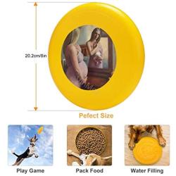 Pet Frisbee Flying Disc Dog Toy - Multifunction The Wait and The Reward Anna Bain