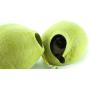Kivikis Cat Bed, House, Cave, Nap Cocoon, Igloo, 100% Handmade from Sheep Wool (XL 17-26 pounds cat, Birch Green)