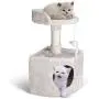 Miroddi Cat Tree Tower with Platform,Scratching Posts for Big and Small Cats Kittens Miroddi Cat Tree Tower with Platform,Scratching Posts for Big and Small Cats Kittens