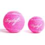 Dog Toy Ball bite-Proof Food Ball Tennis Small Large Dog Interactive pet Toy Ball - Pink - Large