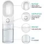 Pet Water Bottle, Leak-Proof Dog Water Dispenser with Drinking Feeder for Pets - Outdoor Walking, Hiking, Traveling - Portable and Convenient, Food-Grade, BPA-Free -Multi-Color Options CLEAR 14oz