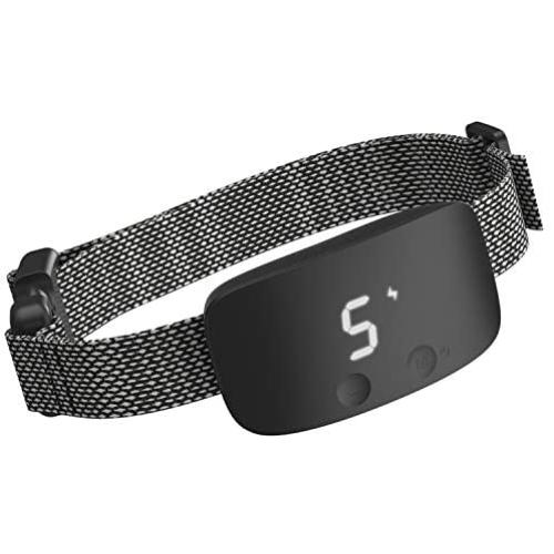 Shock Bark Collar for Dogs, Dog Barking Collar, Waterproof Bark Collar for Dogs, No Bark Collar Rechargeable with Anti-misjudgment Design, Anti bark Dog Training Collar by No Harm Shock Beep Vibration