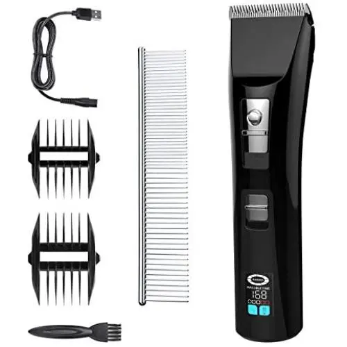 Dog Clippers,Pet Grooming Clippers,Dog Shaver with Liquid Crystal Display Professional Electric Clippers Cordless Rechargeable, Dog Hair Cutter for Thick Coats Long Haired Dog Cat Dog Clippers,Pet Grooming Clippers,Dog Shaver with Liquid Crystal Display Professional Electric Clippers Cordless Rechargeable, Dog Hair Cutter for Thick Coats Long Haired Dog Cat