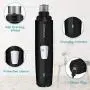 Dog Nail Grinder, Low Noise 2-Speed Pet Nail Grinder Dog Nail Trimmer 3 Ports Electric Rechargeable Painless Paws Grooming & Smoothing for Small Medium Large Dogs & Cats Dog Nail Grinder, Low Noise 2-Speed Pet Nail Grinder Dog Nail Trimmer 3 Ports Electric Rechargeable Painless Paws Grooming & Smoothing for Small Medium Large Dogs & Cats