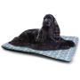DayDayFun Whale Patterned Pet Pad Colorful Dotted Pattern with Sketch Style Mammal Silhouettes Subaquatic Wildlife Personalized Pet Placemat Multicolor