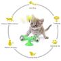 N/D Windmill cat Toy, cat Toy Turntable, Funny cat Stick, pet Toy, Catnip Interactive cat Toy