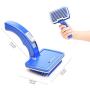 Lucco Self Cleaning Slicker Brush, Pet Sheeding Grooming Brush For Dogs and Cats Gently Removes Sheeding Loose Hair Easy to Clean