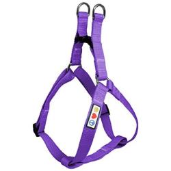 Pawtitas Pet Adjustable Solid Color Step in Puppy/Dog Harness 6 feet Matching Collar and Harness Sold Separately