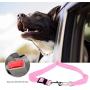 Artshu 2pcs Random Color Pet Dog Cat Car Seat Belt Adjustable Harness Seatbelt Lead Leash for Small Medium Dogs Travel Clip Pet Supplies 5 Color