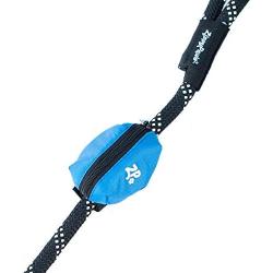 ZippyPaws - Adventure Leash Bag, Dog Poop Bag Holder Leash Attachment - Glacier Blue