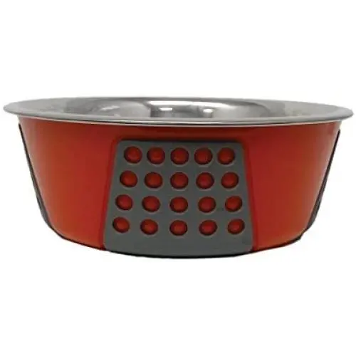 SPOT Ethical Pets 58522 Tribeca Dog Bowl, Red, 55 oz