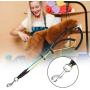 Dog Grooming Loop, 17.7in / 21.7in Dual No-Sit Haunch Holder Cat Grooming Stainless Steel Wire Safety Rope Restraint Noose for Pet Grooming Table Arm Bath Tub