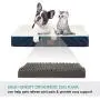 SunStyle Home Orthopedic Foam Dog Bed for Small & Medium Dogs Up to 50lbs with Waterproof Removable Cover, Mattress Pet Mat Bed for Dogs & Cats - Orthopedic Egg Crate Foam Platform SunStyle Home Orthopedic Foam Dog Bed for Small & Medium Dogs Up to 50lbs with Waterproof Removable Cover, Mattress Pet Mat Bed for Dogs & Cats - Orthopedic Egg Crate Foam Platform
