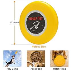 Pet Frisbee Flying Disc Dog Toy - Multifunction Parks and Recreation Mouse Rat