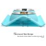 UPSKY Double Dog Cat Bowls Premium Stainless Steel Pet Bowls No-Spill Resin Station, Food Water Feeder Cats Small Dogs.