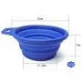 BYOMIGY 2 PCS Foldable Food Bowl Dog Cat Portable Feeding Collapsible Dog Bowl Silicone Bowl Pet Interactive Feeder Pet Bowl Dogs Toy Dog Flying Pie BPA Free for Travel Hiking Camping Blue and Gray BYOMIGY 2 PCS Foldable Food Bowl Dog Cat Portable Feeding Collapsible Dog Bowl Silicone Bowl Pet Interactive Feeder Pet Bowl Dogs Toy Dog Flying Pie BPA Free for Travel Hiking Camping Blue and Gray