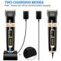 CAHTUOO Dog Clippers 2-Speed Heavy Duty Professional Pet Grooming Clippers Kit Rechargeable Cordless Quiet Pet Hair Shaver for Small and Large Dogs Cats and Other Pets