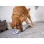 goDog Dinos Triceratops With Chew Guard Technology Tough Plush Dog Toy, Grey, Large
