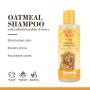 Burts Bees for Pets for Dogs Natural Oatmeal Shampoo with Colloidal Oat Flour and Honey| Oatmeal Dog Shampoo, 4 Ounces - 2 Pack