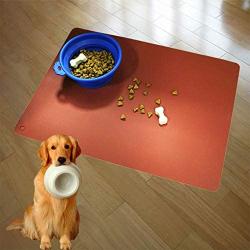 Silicone Waterproof Dog Cat Pet Feeding Mats,Anti-Slip Pet Bowl Mats,FDA Grade Pet Feeding Mat