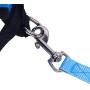 Emoly Soft Mesh Dog Harness Vest, Large Dog Harness, Night Reflective Adjustable Mesh Harness with Padded Vest and Leash（Green）