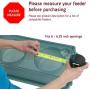 Leashboss Slow Feed Dog Bowl for Raised Pet Feeders - Maze Food Bowl Compatible with Elevated Diners