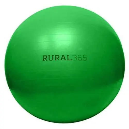 Rural365 | Large Horse Ball Toy in Green, 40” Inch Ball Anti-Burst Giant Horse Ball – Horse Soccer Ball, Pump Included