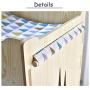S-Lifeeling Wooden Cat House with Hammock Stackable Collapsible Cat Kity Cube Room Splicing Cat Climbing Combination