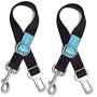 Dog Seat Belt Pet Dog Cat Car Seatbelt Safety Tether - 2 Pack - Adjustable Harness Belts Pet Leash - Heavy Duty Nylon Seatbelts - Universal Fit Cars Truck SUV