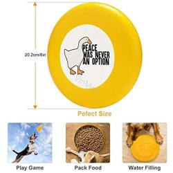 Pet Frisbee Flying Disc Dog Toy - Multifunction Peace was Never an Option