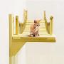 PLAFUETO Wall-Mounted Cat Bridge with 2 Fixed Brackets Cat Perch Cat Mod Cat Condo Kitty Activity Furniture Cat Climber Tree Tower Cat Cloud Shelf Board