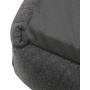 Rosewood Medium Dog Bed for Medium Dog Breeds. Machine Washable, Super Soft and Cosy Grey Felt Orthopaedic Memory Foam Dog Bed, 73x55x17cm (approximatley 28x21x7 inch)