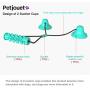 pet jouet Dog Chew Toys with Double Suction Cup, Dog Toys for Aggressive Chewers, Dog Molar Bite Toy, Interactive Ropes Toy for Dog Teeth Cleaning, Tug of War, Puppy Dog Trainng, Kill Boring Time.