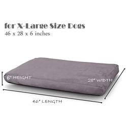 Comfort & Relax Shredded Memory Foam Waterproof Pet Bed for Extra Large Dogs Over 70bls