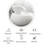 KUANDARM Fountains and Water Features, Pet Automatic Water Dispenser Mute Circulating Water Drinking Fountains for Dogs, White KUANDARM Fountains and Water Features, Pet Automatic Water Dispenser Mute Circulating Water Drinking Fountains for Dogs, White