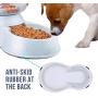 Zento Deals Automatic Self-Dispensing Pet Feeder Premium Quality Replenish Eating Bowl Storage Container Self Feeding Gravity 3.5 liters 1 Gallon Large Capacity Pet Feeder for Dog Cat