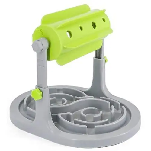 Companet Pet Slow Feeder Interactive Dog & Cat IQ Training Toys,Treat Boredom Health Diet Food Dispenser Adjustable Height for Small/Medium Dog Companet Pet Slow Feeder Interactive Dog & Cat IQ Training Toys,Treat Boredom Health Diet Food Dispenser Adjustable Height for Small/Medium Dog