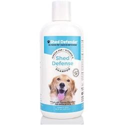 Shed Defender Shed Defense Shampoo for Dogs to Reduce Shedding, w/Omega 3 & 6, Vitamin E, Natural Ingredients & Plant Based, Hypoallergenic
