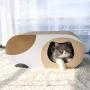 MSBC Cat Scratcher Cardboard, Kitty Cat Scratching Pad Recycle Corrugate Scratcher Cat Scratch Bed Long Lasting Reversable
