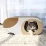 MSBC Cat Scratcher Cardboard, Kitty Cat Scratching Pad Recycle Corrugate Scratcher Cat Scratch Bed Long Lasting Reversable MSBC Cat Scratcher Cardboard, Kitty Cat Scratching Pad Recycle Corrugate Scratcher Cat Scratch Bed Long Lasting Reversable