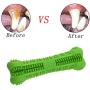 Outopu Pet Toothbrush Silicone Chew Toy - Doggy Teeth Cleaning Small Dog Bone Shape Stick Dog Toothbrush Doggy Puppy Dental Care Dog Chew Toy Dog Cleaning Mouth Teeth Care Products Pet Supplies