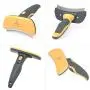 Canple Deshedding Brush Groom Comb 4 inches Curved Edge Long & Short Teeth Undercoat Grooming & Shedding Tool for Short, Medium and Long Hair Dogs and Cats (4 inches) Canple Deshedding Brush Groom Comb 4 inches Curved Edge Long & Short Teeth Undercoat Grooming & Shedding Tool for Short, Medium and Long Hair Dogs and Cats (4 inches)