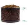 Pet Junkie Jackson Elevated Dog Bowl for Food and Water with Stainless Steel Washable Inner Bowl