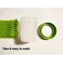 Jiachen Dog Paw Cleaner,Dog Mud Paw Cleaner,Paw Protection and Paw Washer for Dogs,Cats(Green)