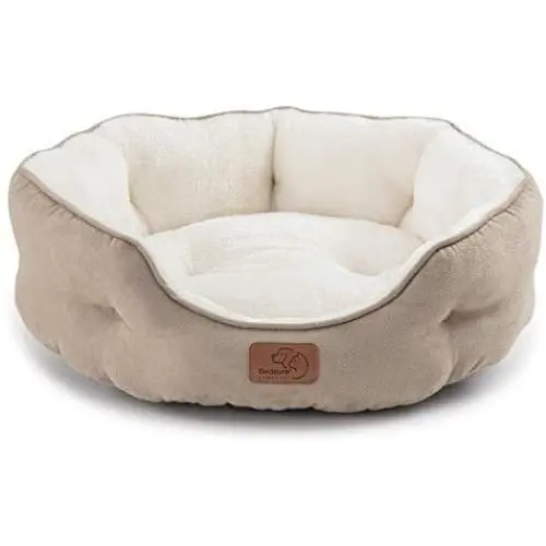 Bedsure Round Cat Bed for Indoor Cats Clearance, 20 inch Small Washable Dog Bed for Puppy and Kitties with Slip-Resistant Bottom, Plush Flannel Pet Supplies, Camel Bedsure Round Cat Bed for Indoor Cats Clearance, 20 inch Small Washable Dog Bed for Puppy and Kitties with Slip-Resistant Bottom, Plush Flannel Pet Supplies, Camel