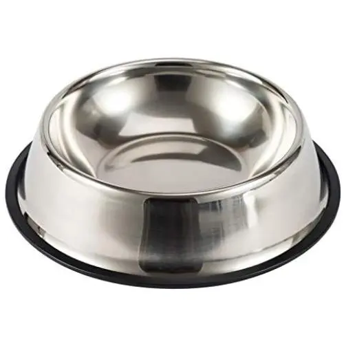 Petworld Paragon Stainless Steel Dog Bowl with Noise Reduction Non-Slip Rubber Base & Solid Durable Easy-Cleaning Anti-Rust Water and Food Feeder for Dogs and Cats Petworld Paragon Stainless Steel Dog Bowl with Noise Reduction Non-Slip Rubber Base & Solid Durable Easy-Cleaning Anti-Rust Water and Food Feeder for Dogs and Cats
